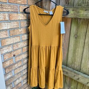 Lucky Brand Mustard Mini Dress